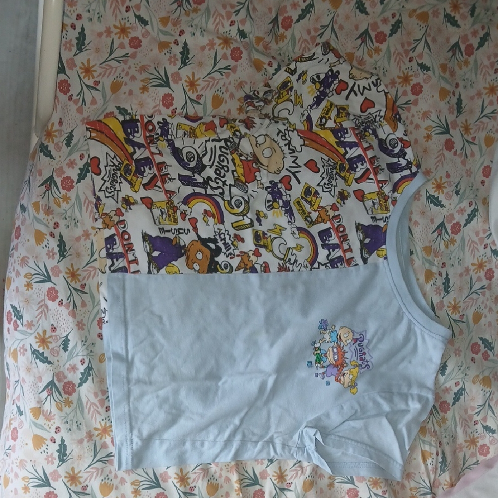 Nickelodeon Rugrats Graphic Tee - Multicolor and Light Blue